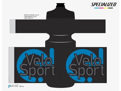 Specialized VeloSport Purist MoFlo Bottle 26oz Black