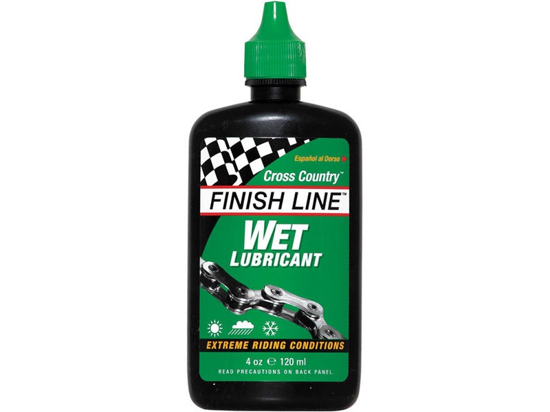 Finish Line Cross Country Wet chain lube 4oz / 120ml click to zoom image