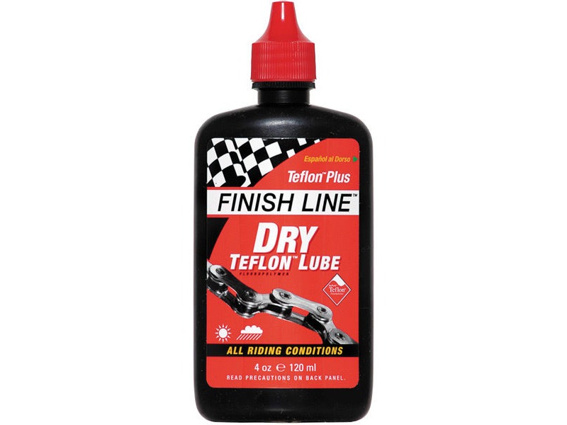 Finish Line Teflon Plus Dry chain lube 4oz / 120ml bottle click to zoom image
