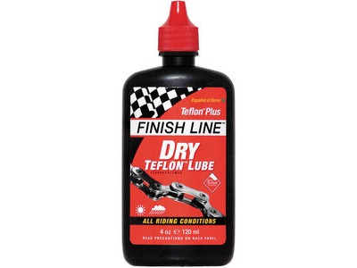 Finish Line Teflon Plus Dry chain lube 4oz / 120ml bottle 