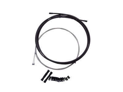 Sram Shift Road And MTB Cable Kit Black 4mm (1x 1500mm, 1x 2300mm 1.1mm Stainless Cables, 4mm Reinforced Linear Strand Housing, Ferrules, End Caps, Frame Protectors)