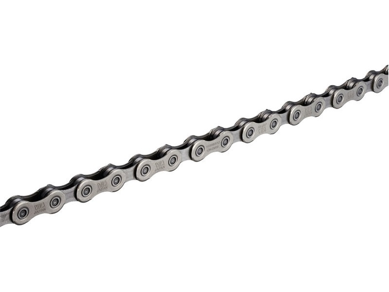 Shimano CN-E8000-11 chain, 11-speed rear / front single, with quick link, 138L, SIL-TEC click to zoom image