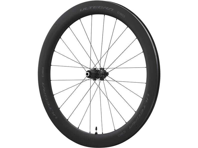 Shimano WH-R8170-C60-TL Ultegra disc Carbon clincher 60 mm, 11/12-speed rear 12x142 mm click to zoom image