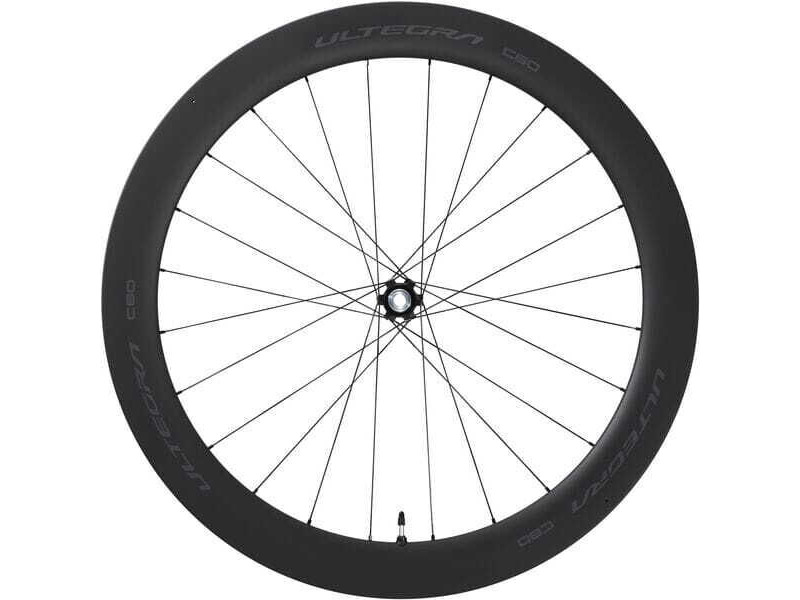 Shimano WH-R8170-C60-TL Ultegra disc Carbon clincher 60 mm, front 12x100 mm click to zoom image