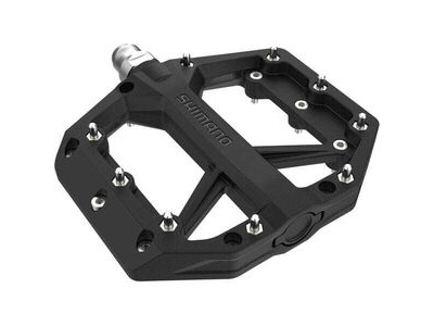 Shimano PD-GR400 flat pedals, resin with pins, black