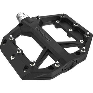 Shimano PD-GR400 flat pedals, resin with pins, black 