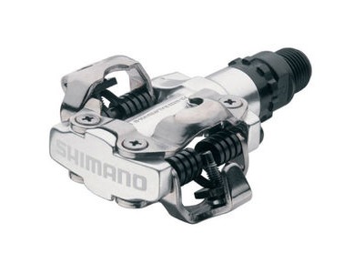 Shimano PD-M520 MTB SPD pedals - two sided mechanism, silver