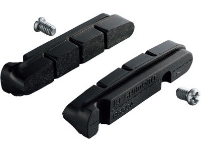 Shimano BR-9000 R55C4 cartridge-type brake inserts and fixing bolts, pair