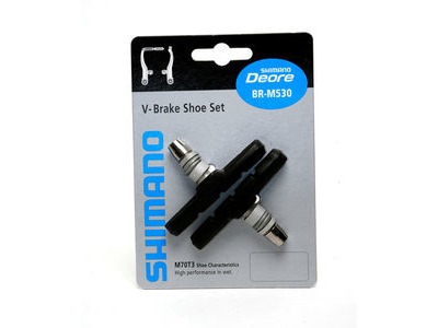 Shimano M600 (for LX / Deore / Alivio V-brake) one-piece brake blocks 