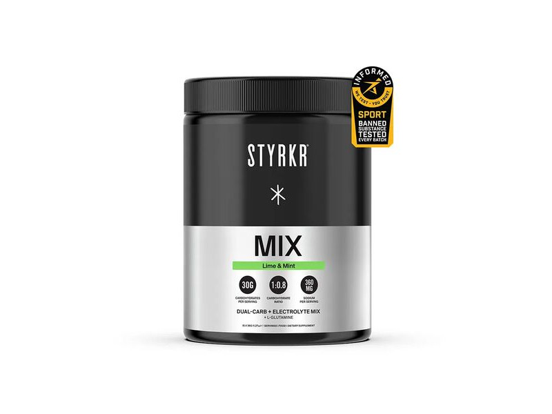 Styrkr Mix+ Energy Drink Medium - Lime & Mint click to zoom image